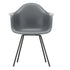 Cadeira de Braços em Plástico Eames DAX / Base Preta